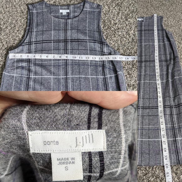 J Jill Ponte grey knit dress S - Picture 7 of 10